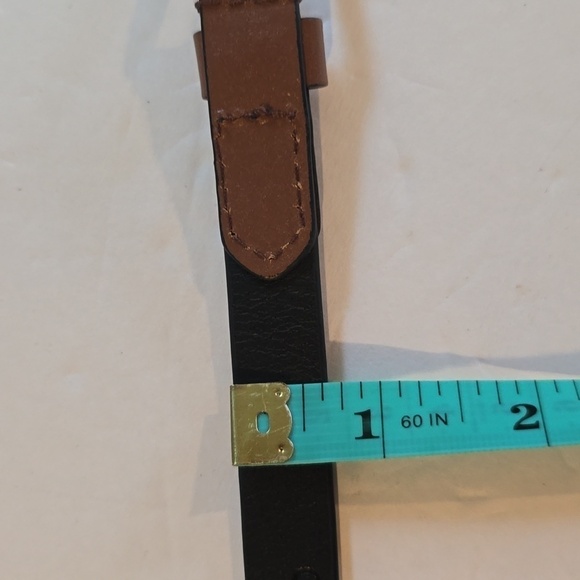 Vintage Garnet Hill LEOPARD Belt Brass buckle Sz.Medium - Picture 9 of 9